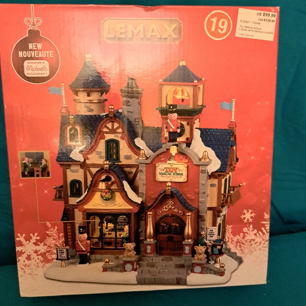 Lemax Christmas 2022. Toy Making School #25927M